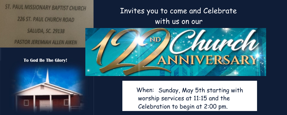 122 Church Anniversary